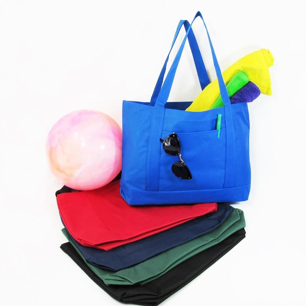 Royal Sturdy Shopping Tote Bags Solid With PVC Backing