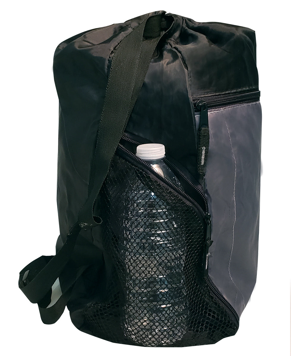 48 ct Large Capacity Drawstring Bag Multi-Pocket for Gym Sports & Workout Gear - By Case