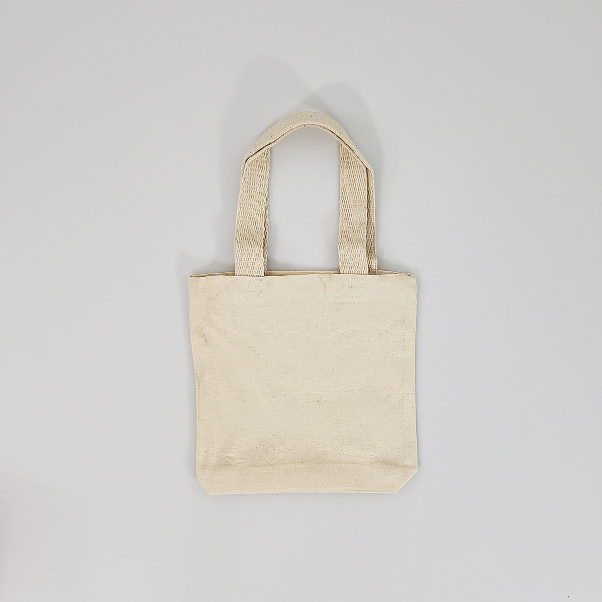 12 ct 8 in Mini Cotton Canvas Gift Tote Bags - By Dozen