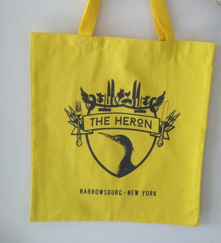 Canvas tote bags screen print logo