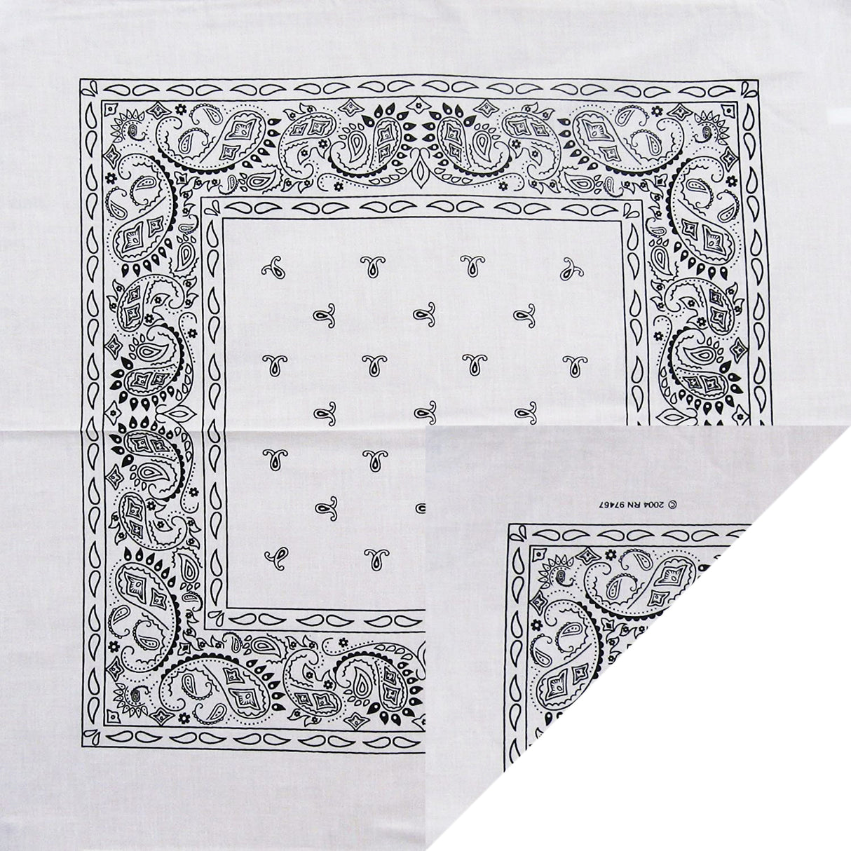 100% Cotton Paisley Bandana