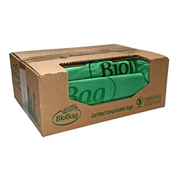 8 Gallon - 100% Compostable Trash Bags 500 ct