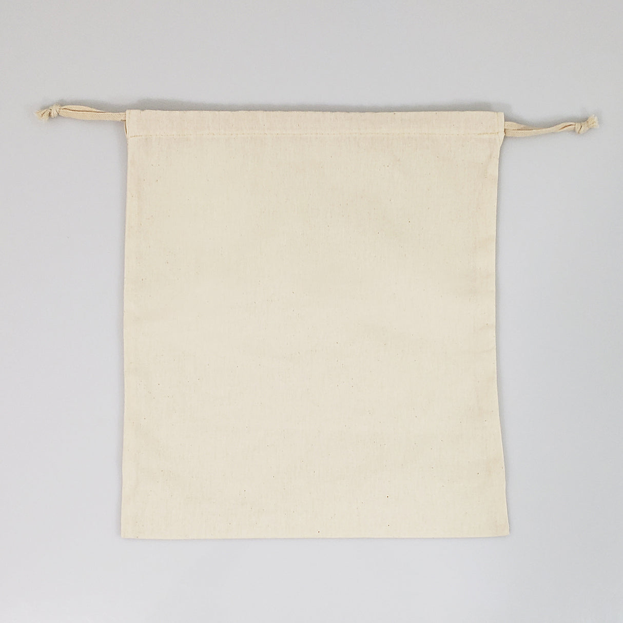 12 ct Bulk Cotton Shoe Bags / Affordable Drawstring Bags - By Dozen