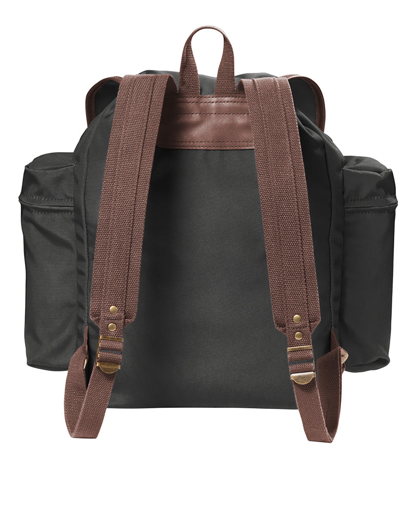 Retro-Style School Backpack for Laptops Up to 15 Inches