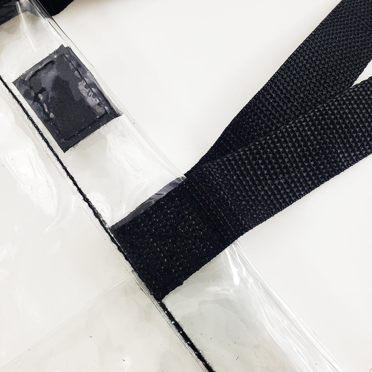 Clear Stadium Bag Handle Detail