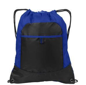 two tone Cheap Drawstring Bags hyper blue