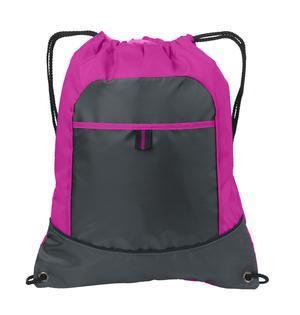 Cheap Drawstring Bags Raspberry