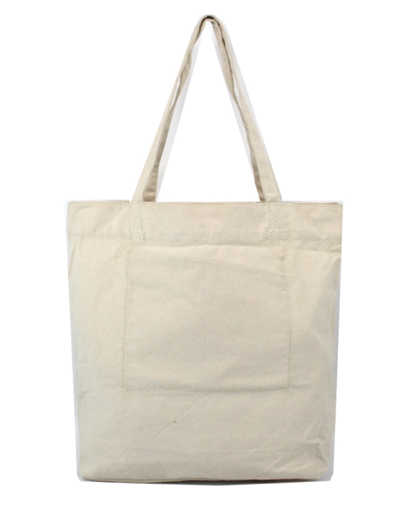 Washed Relaxed Recycled Canvas Grocery Bag – Large