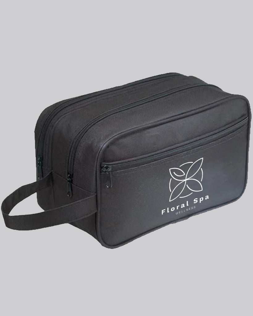 Customized Large Double Travel Kit - Personalized Travel Kit With Your Logo - 1052