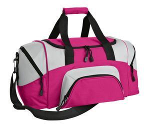 Tropical Pink and Gray duffle bag