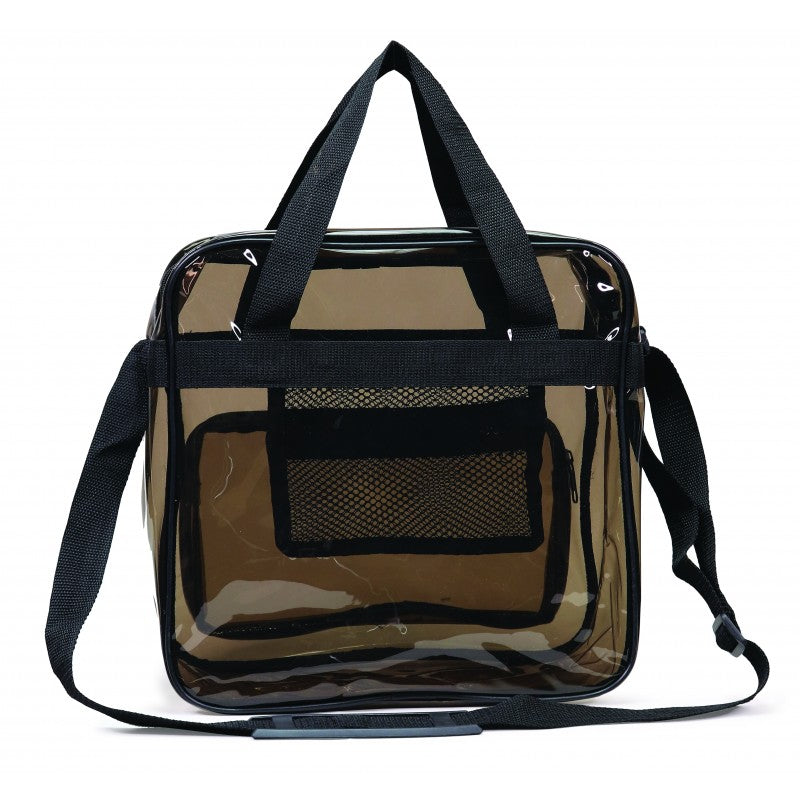 Two Way Zipper Clear Messenger Bag