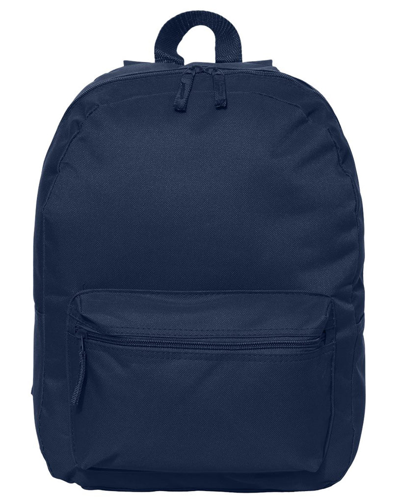16'' Polyester Solid Color Backpack
