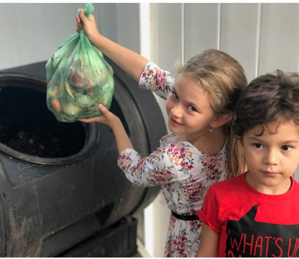 11 in Standard Home Compostable Produce Bags 3200 ct