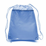Reusable Carolina Blue Drawstring Bags