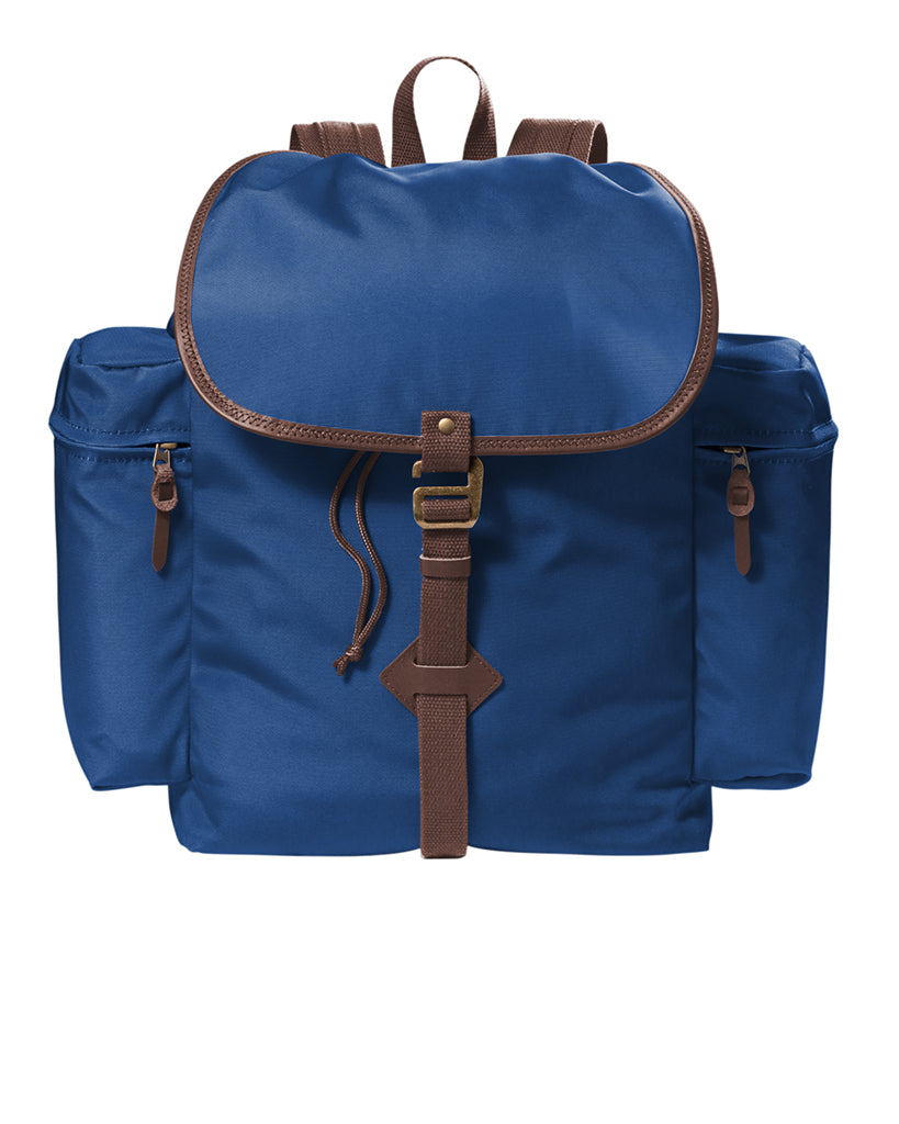 Retro-Style School Backpack for Laptops Up to 15 Inches