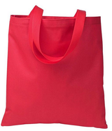 Wholesale Polyester Red Shopping Tote Bag 