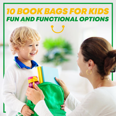 10 Book Bags for Kids: Fun and Functional Options