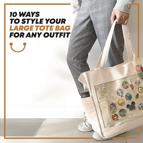 10 Ways to Style Your Large Tote Bag For Any Outfit