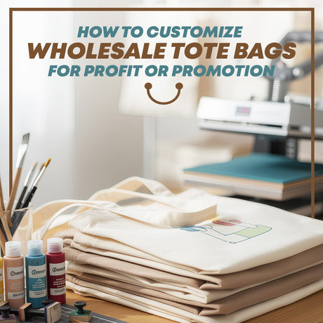 How to Customize Wholesale Tote Bags for Profit or Promotion