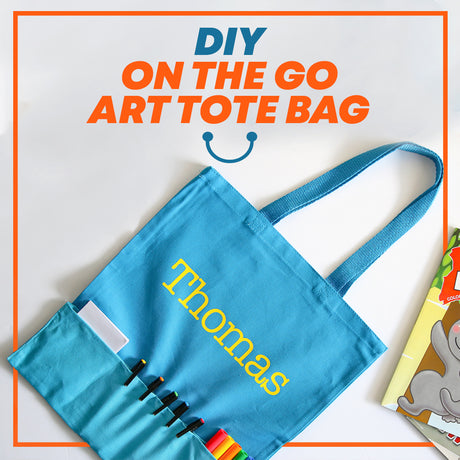DIY On the go Art Tote Bag