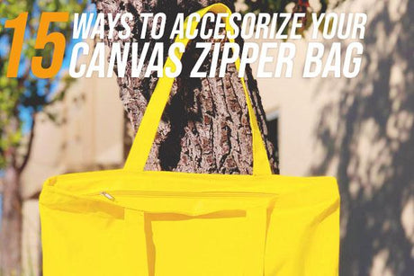 15 Ways to Accessorize Your Canvas Zipper Bags
