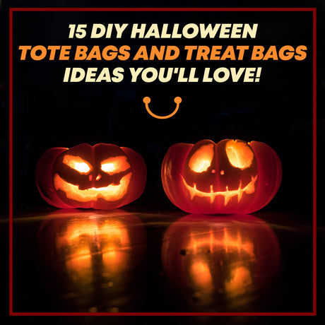 15 DIY Halloween Tote Bags and Treat Bags Ideas You'll Love!