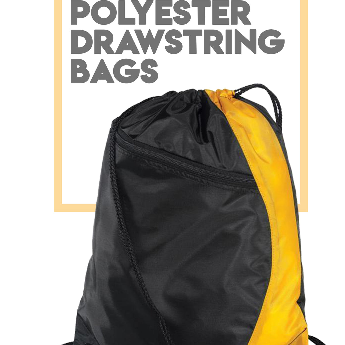 Polyester Drawstring Bags, Polyester Backpacks, Clear Drawstring Bags