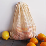 Closeout Eco-Friendly Value Cotton Net Bags (Pack of 12)