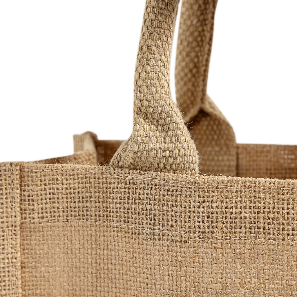 6 ct Rustic Wedding Favor Burlap Bags / Promotional Jute Totes - By Bundle