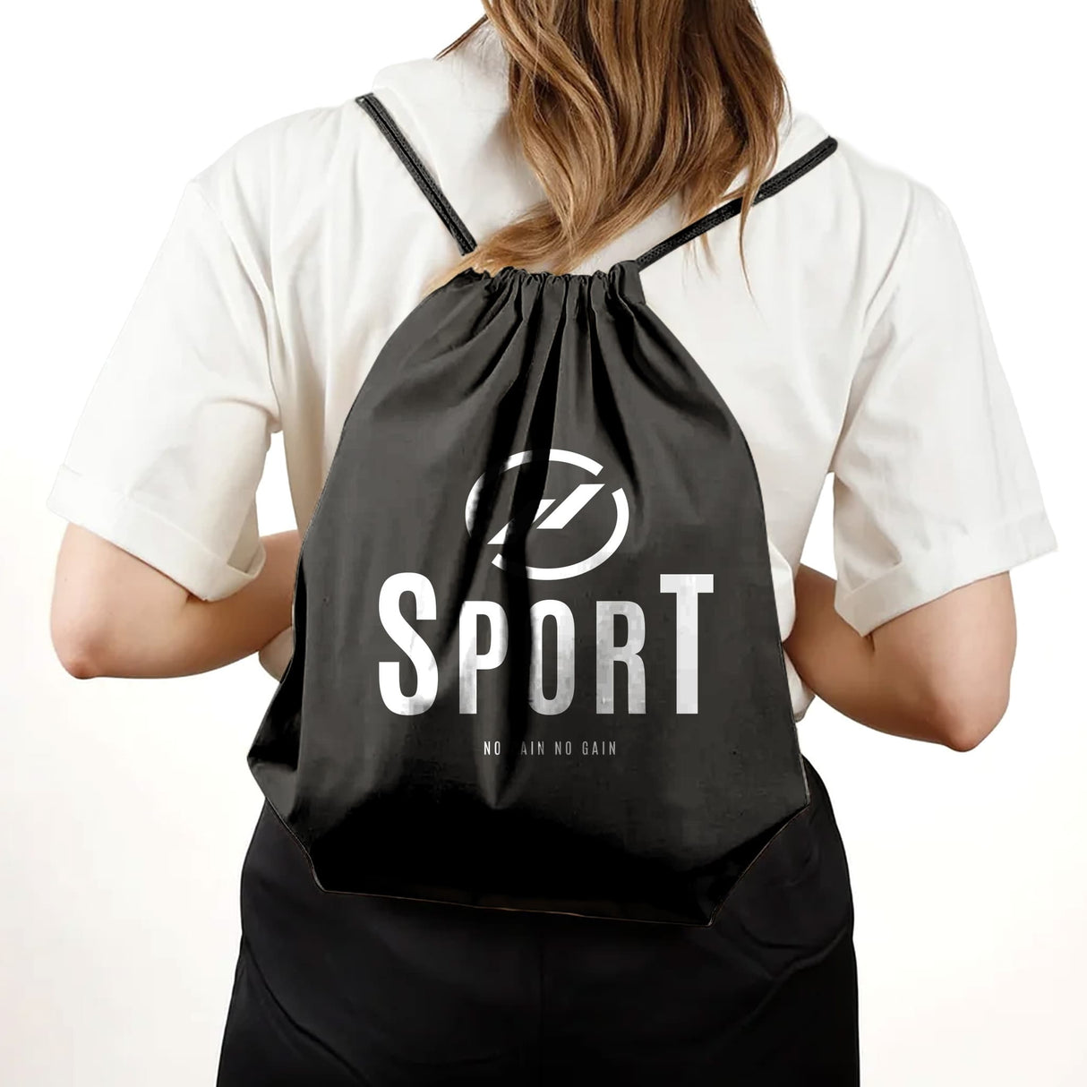 Small Canvas Personalized Drawstring Bags with Your Logo
