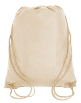 KHAKI Budget-Drawstring Bag-Large-Wholesale-Backpacks