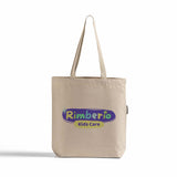 100% Organic Cotton Canvas Grocery Tote Bags W/Gusset - Organic Logo Tote Bags - OR210