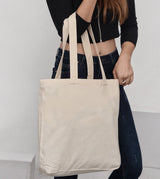 Closeout Organic Cotton Canvas Tote Bags with Gusset - OR110