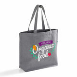 Custom Large Recycled Cotton Canvas Tote Bag With Logo