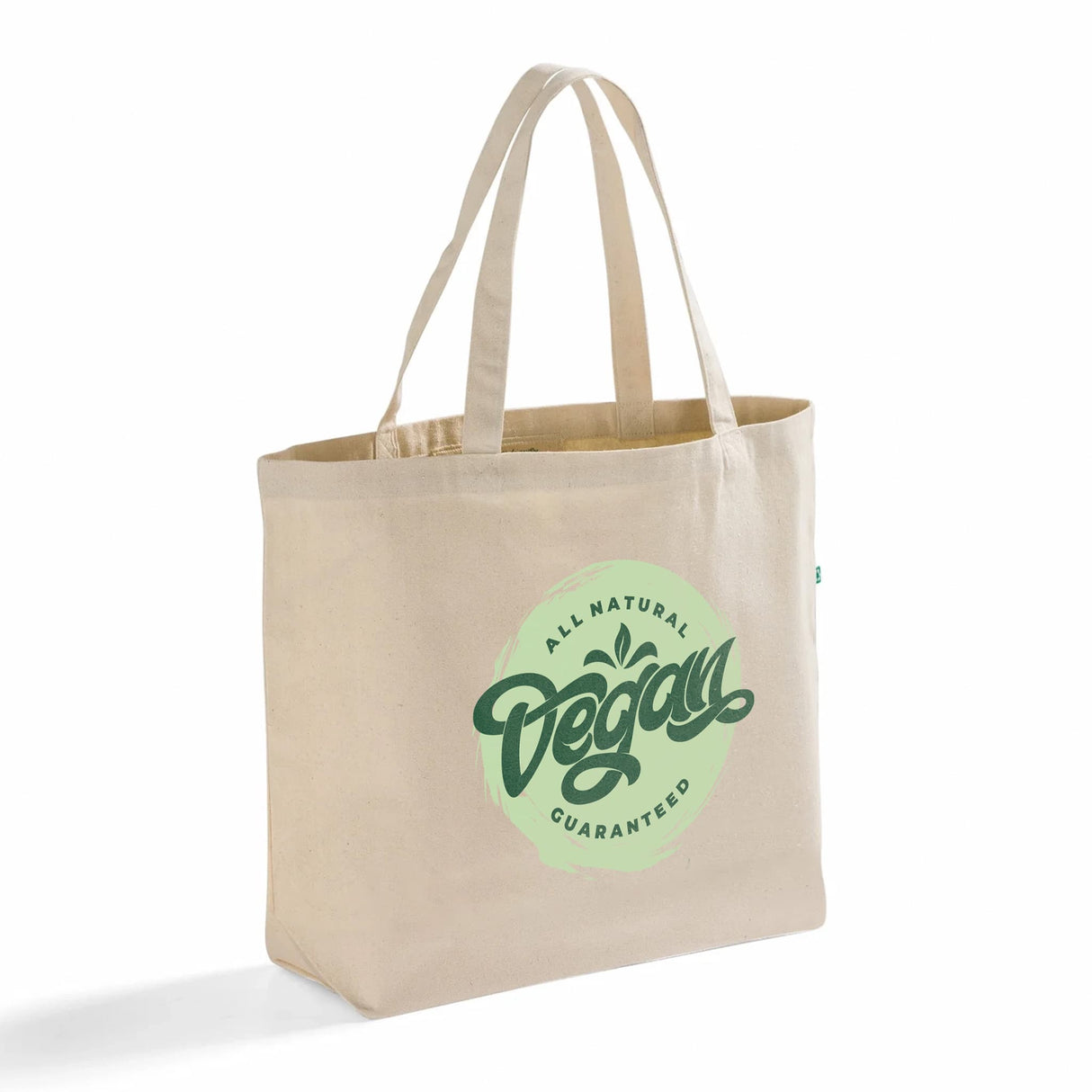 Custom Large Recycled Cotton Canvas Tote Bag With Logo