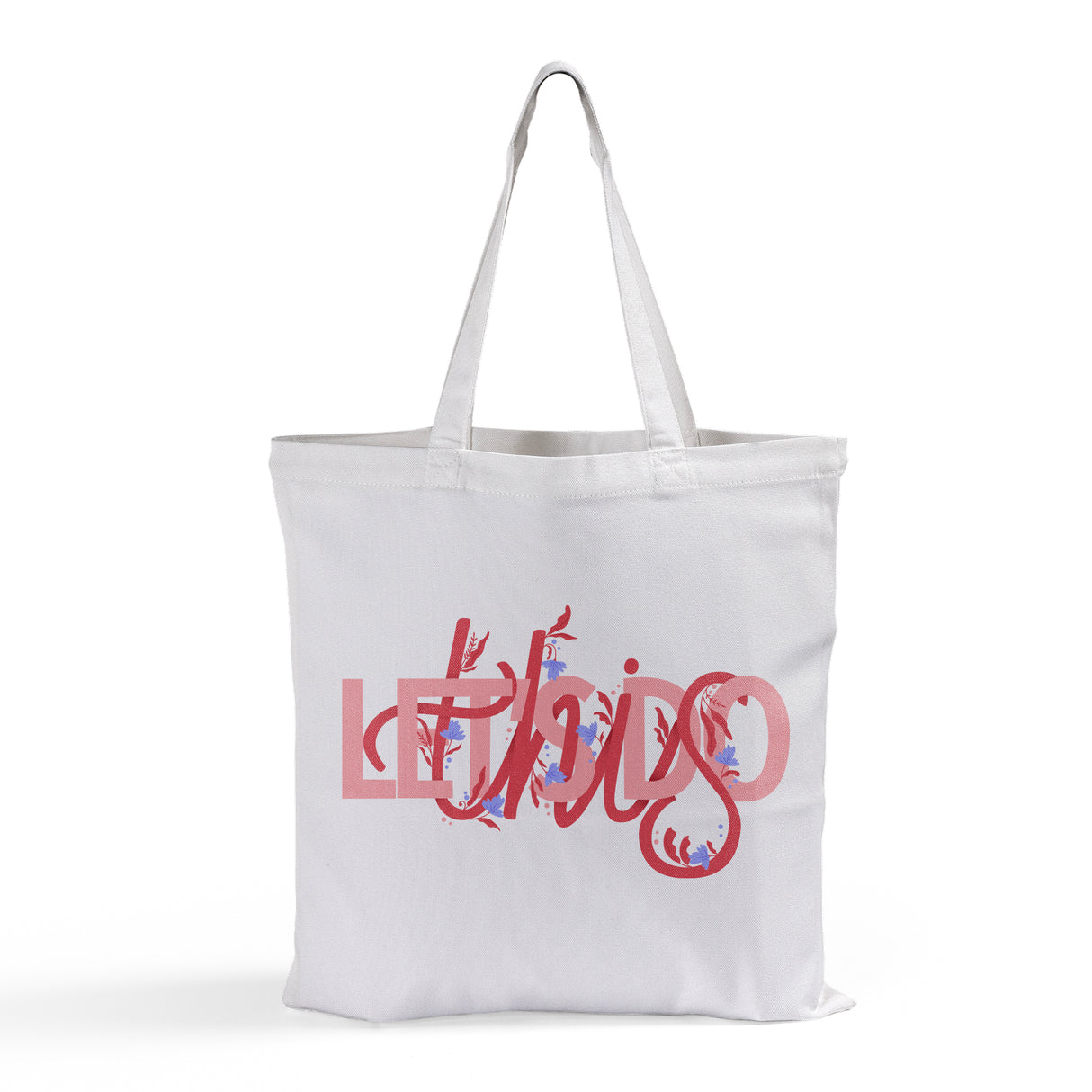 Custom Printed Soft-Touch Tote Bag - White