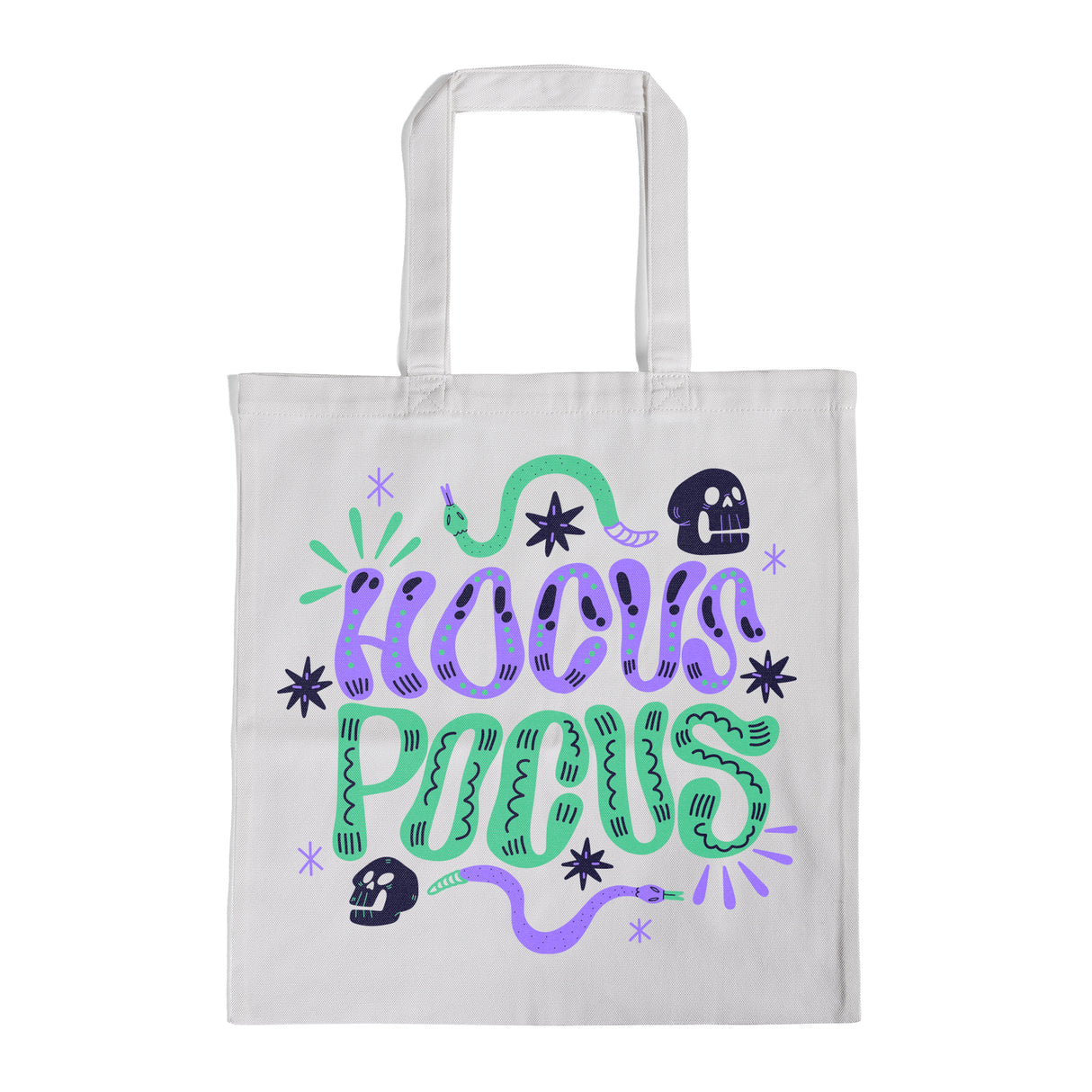 Custom Printed Soft-Touch Tote Bag - White