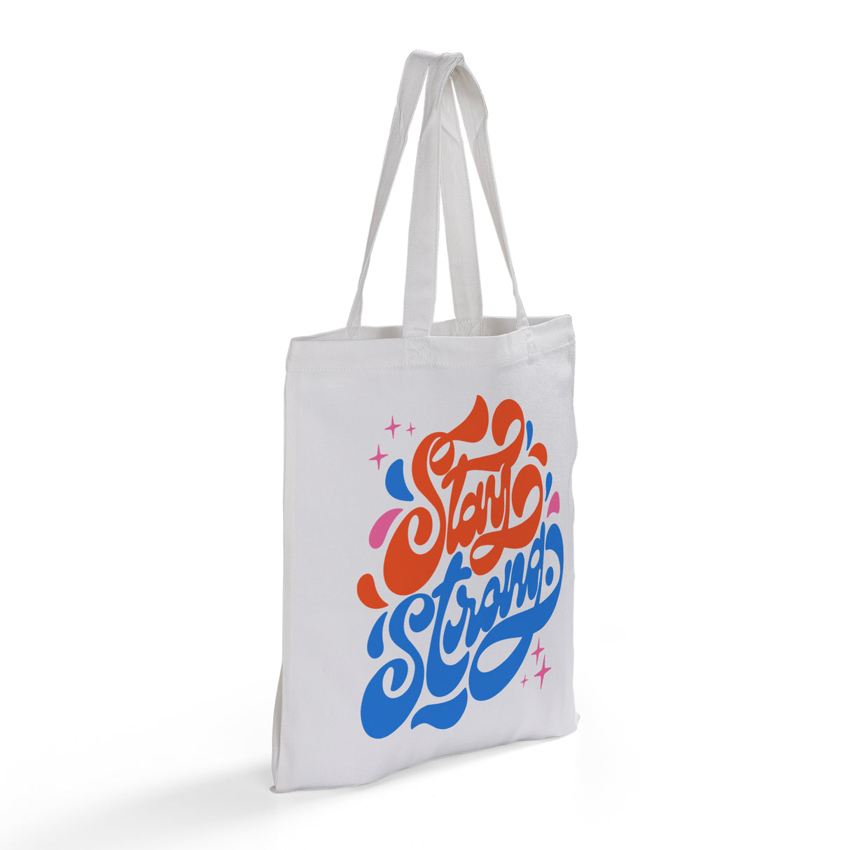Custom Printed Soft-Touch Tote Bag - White