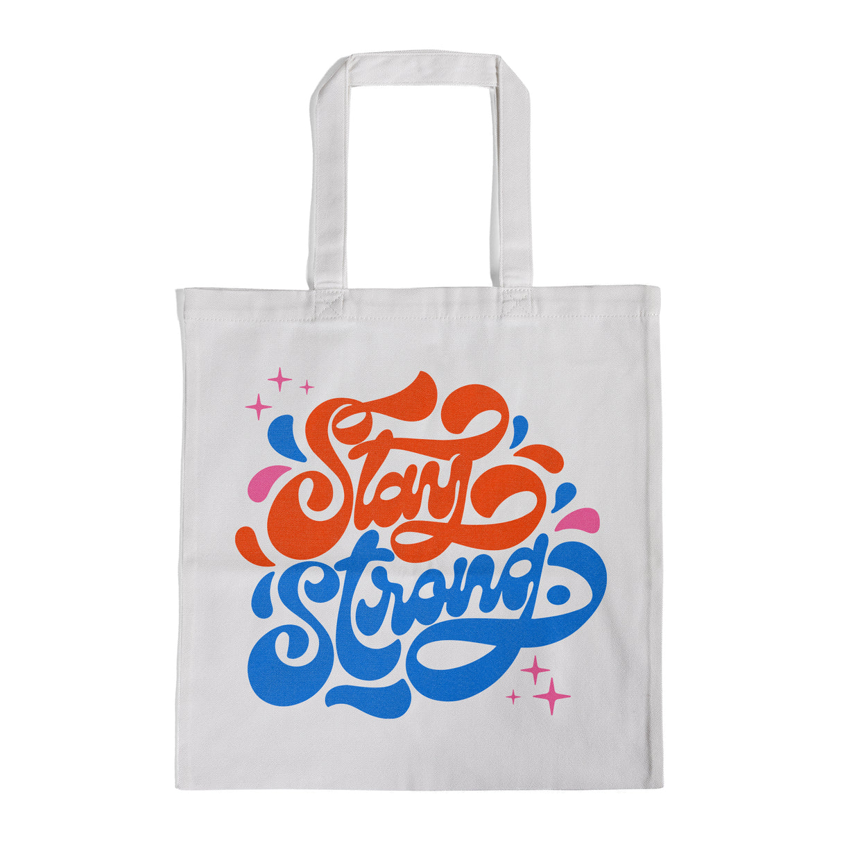 Custom Printed Soft-Touch Tote Bag - White