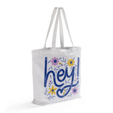 Custom Printed LARGE Soft-Touch Tote Bag - White