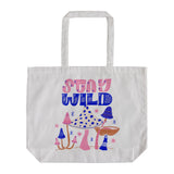 Custom Printed LARGE Soft-Touch Tote Bag - White