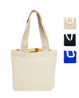 Mini Canvas Tote Gift Bags for Parties, Birthdays, and Christmas