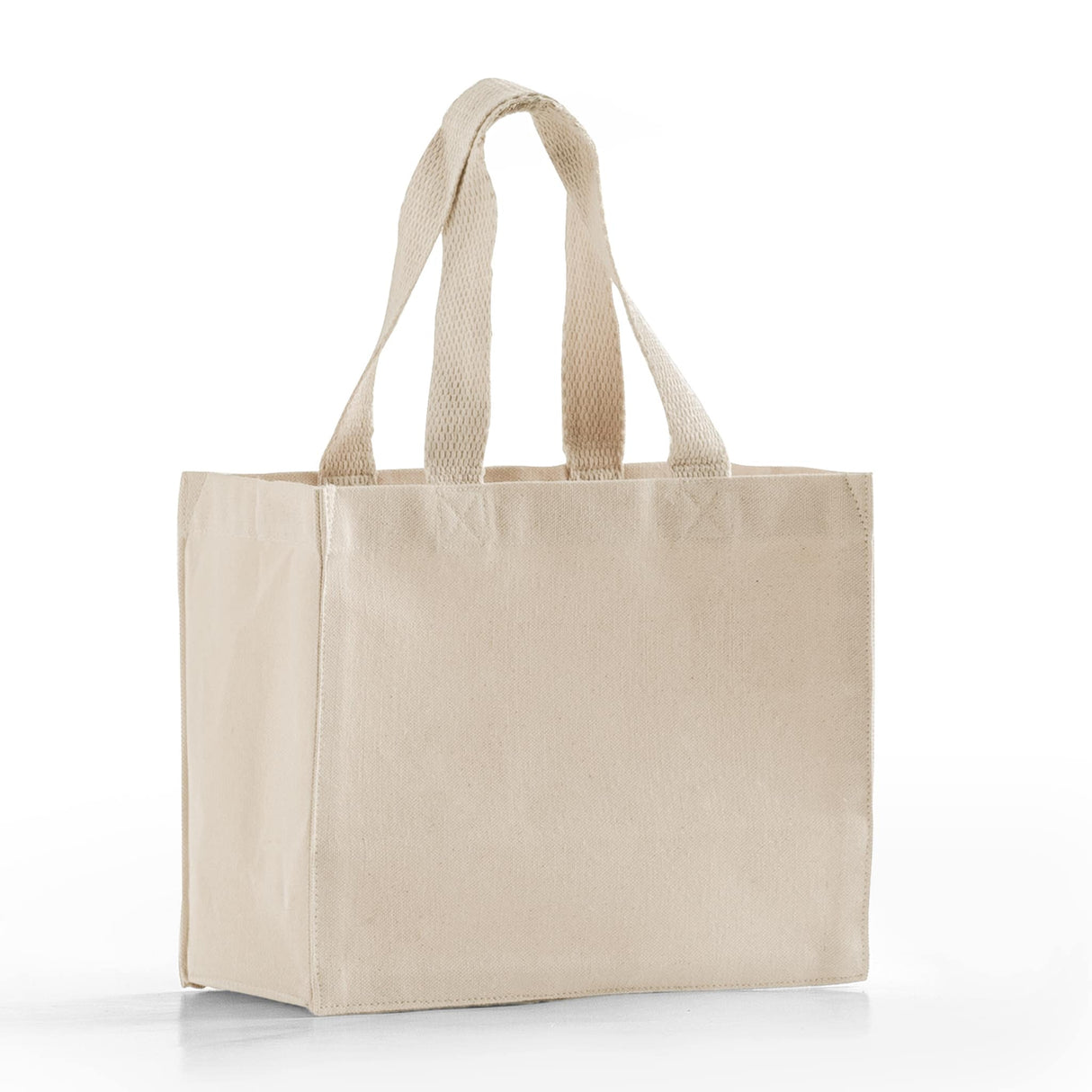 180 ct Small Square Canvas Tote - By Case