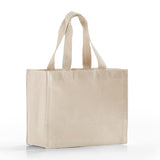 180 ct Small Square Canvas Tote - By Case