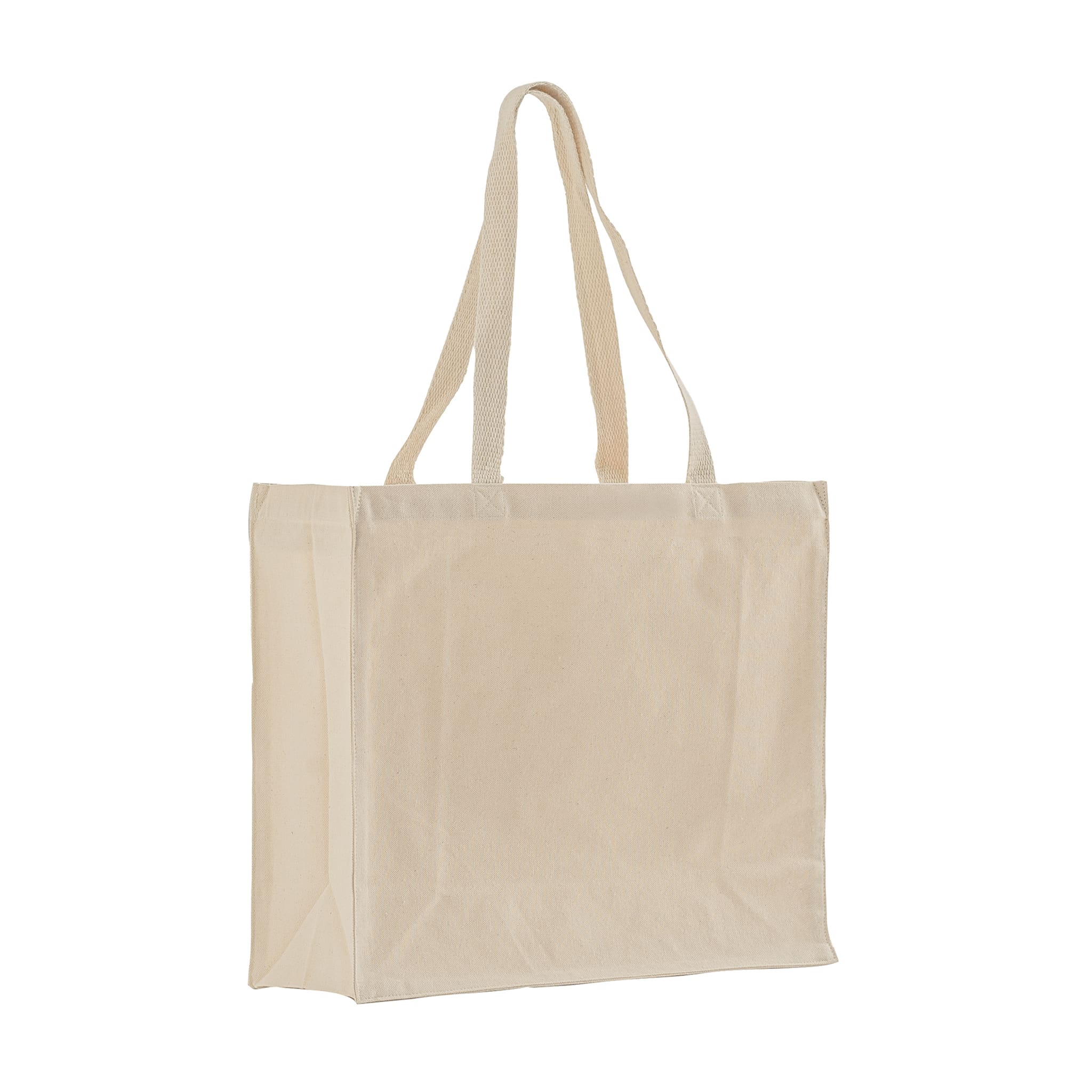 96 ct Large Square Canvas Tote - By Case