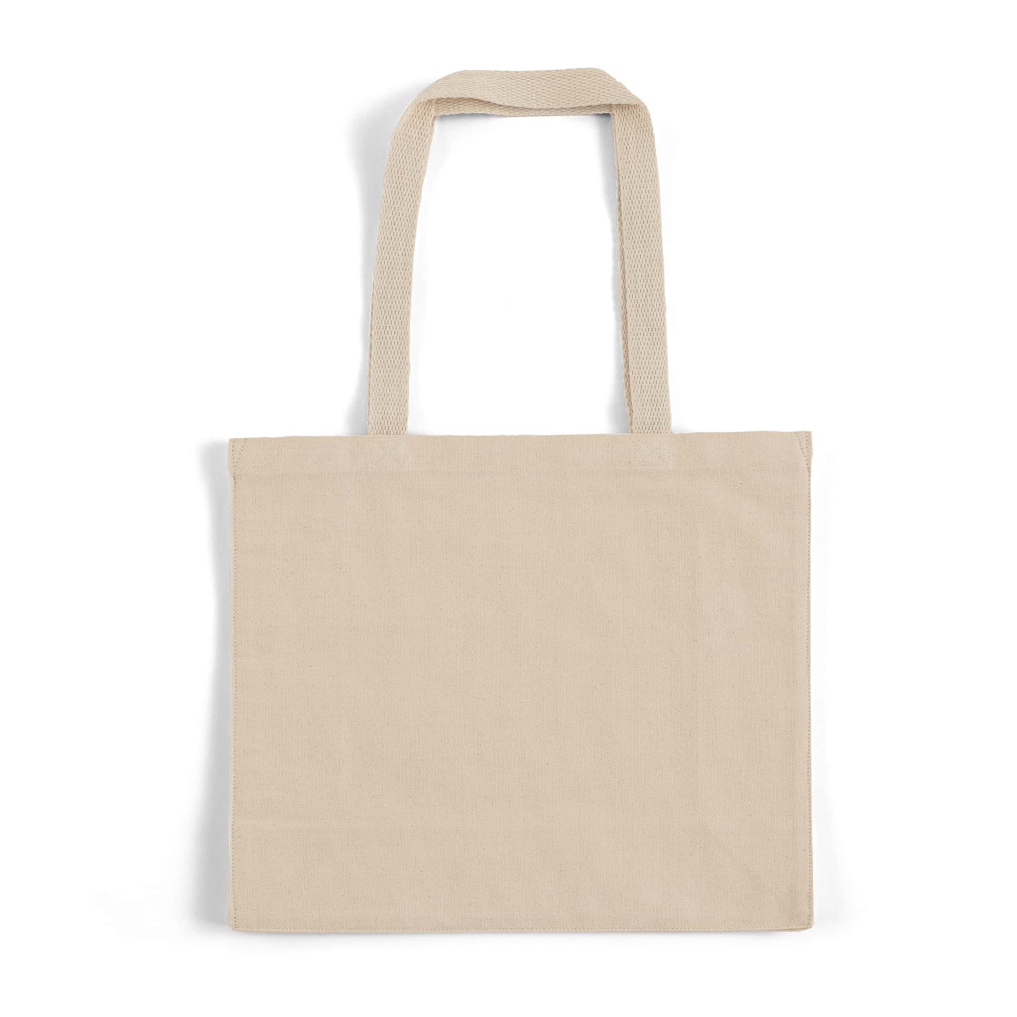 96 ct Large Square Canvas Tote - By Case