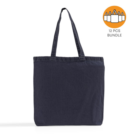 12 ct Heavy Cotton Denim Convention Tote Bag - By Dozen