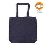12 ct Heavy Cotton Denim Convention Tote Bag - By Dozen