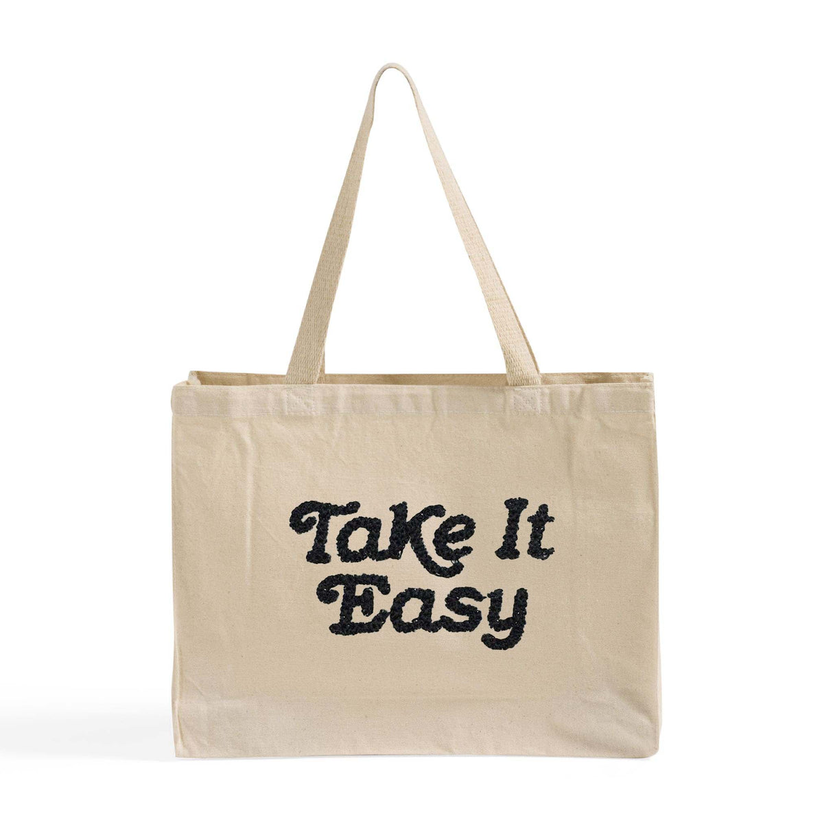 Full Gusset Heavy Canvas Horizontal  Tote Bags Customized - Personalized Full Gusset Tote Bags With Your Logo - TF275