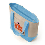 Custom Mini Iconic Zipper Shopping Bag